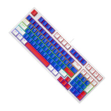 98Key Mechanical Keyboard with LED Lighting,Shaft Components for Gaming Office Blue