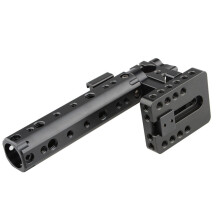 Camera Top Handle Grip DSLR Cage Handle with Cold Shoe Mount for Camera Rig