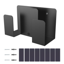 Wall Mount Stand 2 Layer Metal Wall Shelf for Laptops and Tablets