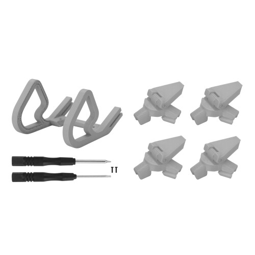 Gimbals Bumper for Drones Quick Release Height Extended Leg Feet Bracket Camera Gray set