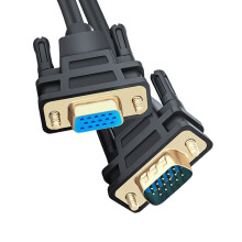 High Resolution VGA Extender Cord Male Female with Double Magnetic Rings 1.5m/2m 1.5m