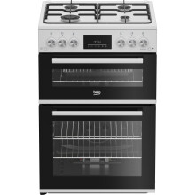 Beko FDG6231CW Gas Cooker with Gas Hob 60cm Free Standing White A New