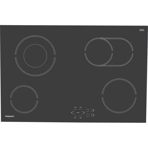 Hotpoint Hotpoint HR 724 B H 77cm 4 Burners Ceramic Hob Black