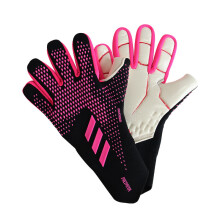 (Black Pink,9)Professional Silicone Rubber Waterproof Non Slip Gloves Latex Adult Children