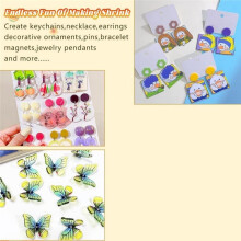 Heat Shrink Sheets, Blank Heat Shrink Film Sheets are Suitable for DIY Decorations
