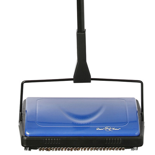 Dustcare 1002 Lightweight Hard Floor & Carpet Sweeper Blue