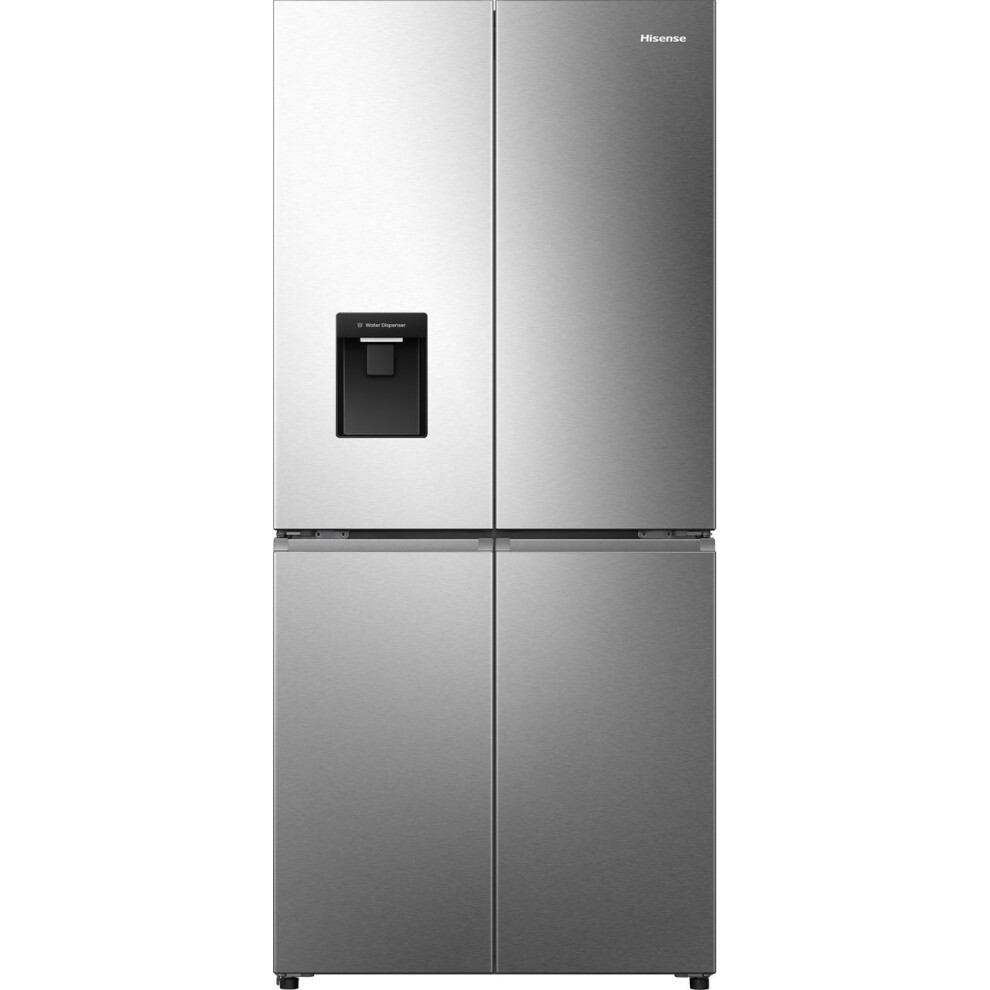 Photos - Fridges Accessory Hisense FMN470W20E 79cm Frost Free American Fridge Freezer Stainless Steel E 