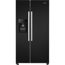Hisense RS694N4IBE 91cm Frost Free American Fridge Freezer Black E Rated