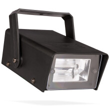 BeamZ BMS50 Mini Flashing Strobe Light - Adjustable Speed Disco Effects