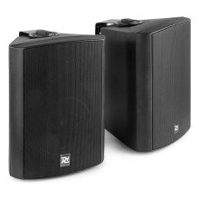 Power Dynamics DS50AB Wall Mounted Speaker System - Bluetooth 5.25" 100W Black
