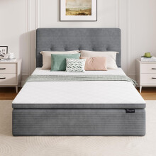 (Single(90x190cm)) Bed with Mattress