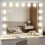 LED Hollywood Makeup Mirror Large Vanity Light Mirror with 15 Dimmable LED Bulbs 1