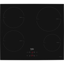 Beko HII64400MT 58cm 4 Burners Induction Hob Touch Control Black