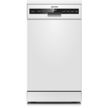 electriQ Series 2 Dishwasher Slimline 45cm 10 Place Auto Open Drying White