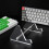 Mechanical Keyboards Display Stand Height Adjustable Desk Accessory for Acrylic  rod 8