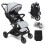 Baby Stroller Foldable Pushchair Adjustable Compact Travel Pram Buggy Canopy 1