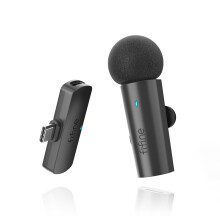 FIFINE Wireless Lavalier Recording Microphone,Type-C Mini MIC for Mobile Phone/Tablet/Laptop,Live Streams/Vlog/Interview-M6
