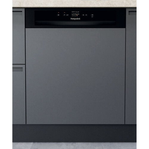 Hotpoint Hotpoint H3BL626BUK Full Size Dishwasher Black E Rated