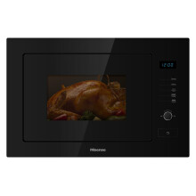 Hisense Built-In 900W Microwave & Grill - Black HB25MOBX7GUK