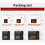 Protective Fireproof Pouch Explosionproof Bag For Enthusiasts Photographers 2 pack 4