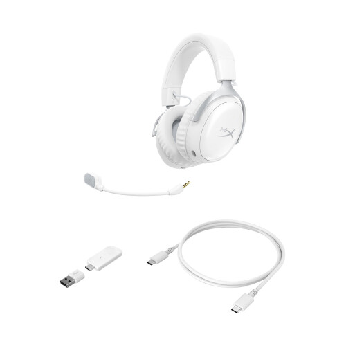 HP HyperX Cloud III S - Wireless Gaming Headset (White)