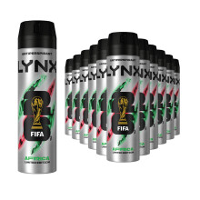 Lynx FIFA Africa Anti-Perspirant Deodorant Spray, 200ml, 18 Pack
