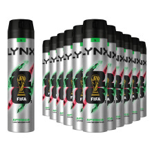 Lynx FIFA Africa Anti-Perspirant Deodorant Spray 250ml, 36 Pack