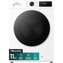 Hisense WF1I1142BWL2 11Kg Washing Machine White 1400 RPM A Rated