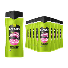 Lynx Epic Fresh Shower Gel 500ml, 12 Pack Body Wash, 12H Freshness