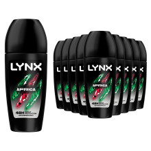 Lynx Africa Anti-Perspirant Roll On Deodorant 50ml, 24 Pack
