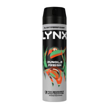 Lynx Jungle Fresh Anti-Perspirant Deodorant Spray 200ml, 72H Palm Leaf & Amber