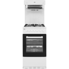 Beko KA52NEW Gas Cooker with Gas Hob 50cm Free Standing White A New
