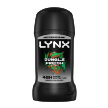 Lynx Jungle Fresh Deodorant Stick 50ml, 48H Palm Leaf & Amber