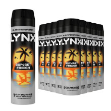 Lynx Sunset Fresh Anti-Perspirant Deodorant Spray, 200ml, 18 Pack