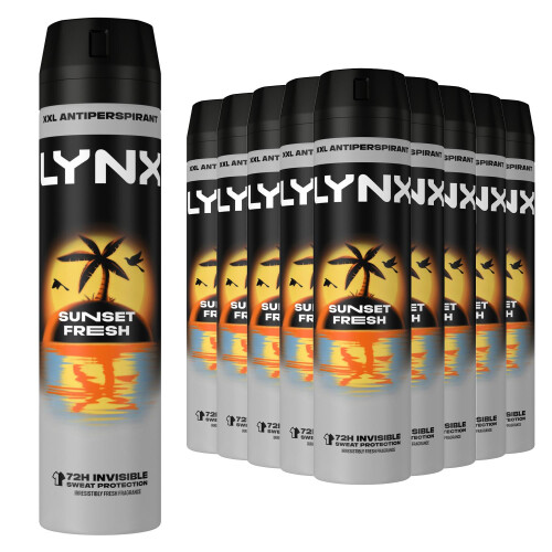 Lynx Lynx Sunset Fresh Anti-Perspirant Deodorant Spray 250ml, 24 Pack