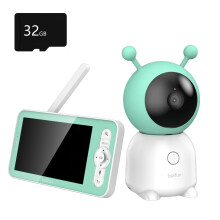 Boifun PTZ WiFi Video Baby Monitor Camera with Night Vision,2-Way Audio,SD Card