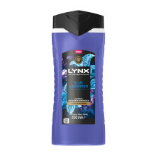Lynx Blue Lavender Body Wash 400ml, 12H Premium Fine Fragrance