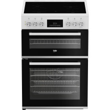 Beko FDC6731W AeroPerfect 60cm Free Standing Electric Cooker with Ceramic Hob