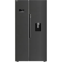 Beko ASD2442VPZ HarvestFresh 91cm Frost Free American Fridge Freezer Black