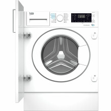Beko WDIK854121F Built In Washer Dryer 8Kg 1400 rpm D White New from AO