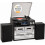Denver DAB/DAB+ Record Player Turntable Cassette & CD player HiFi with USB Recording 1