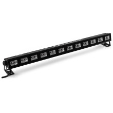 BeamZ BUVW123 BAR 12x 3W UV Black Light & Warm White LED - Stage Lighting