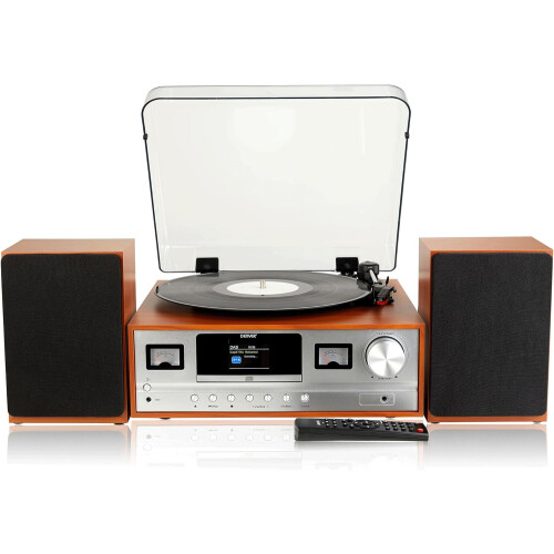 Denver Denver MRD-52 Record Player Hi-Fi System With 2.4-inch Colour Screen - CD Player