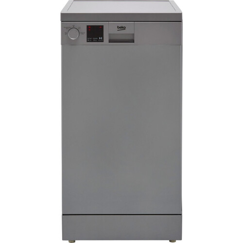 Beko Beko DVS04020S Dishwasher Slimline 45cm 10 Place Silver E