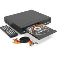 Dvd Player Denver Electronics Dvh-7787 Hdmi Usb Black Full HD 1080p Upscaling
