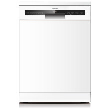 electriQ Series 2 Full Size Dishwasher 14 Place Setting Auto Open Drying White
