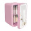 8L Mini Fridge with Light Mirror Portable Cooler Warmer Table Top Bedroom Makeup 1