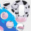 Supportive Gel Wrist Rest Mouse Pad Featuring Cow Pattern Mousepad Easy Glides 4