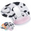 Supportive Gel Wrist Rest Mouse Pad Featuring Cow Pattern Mousepad Easy Glides 6