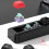 Mini 4-Key Keypad Mechanical Gaming Keyboard Programmable Hot Swap white with knob 9